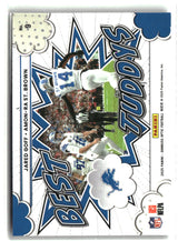 Jared Goff/Amon-Ra St. Brown 2025 Donruss Optic Best Tuddys #9