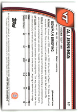 Ali Jennings 2024 Bowman University Chrome #10