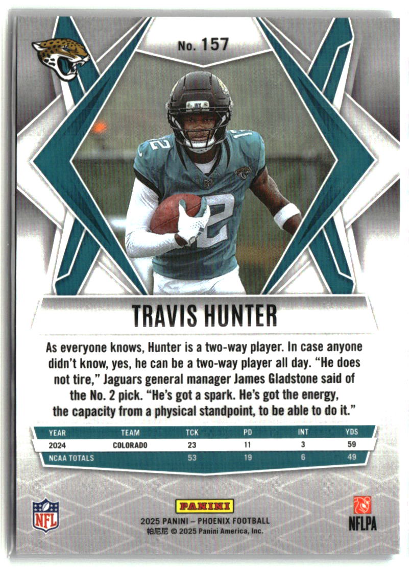 Travis Hunter 2025 Panini Phoenix #157