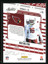 Max Melton 2024 Panini Absolute Retail #143
