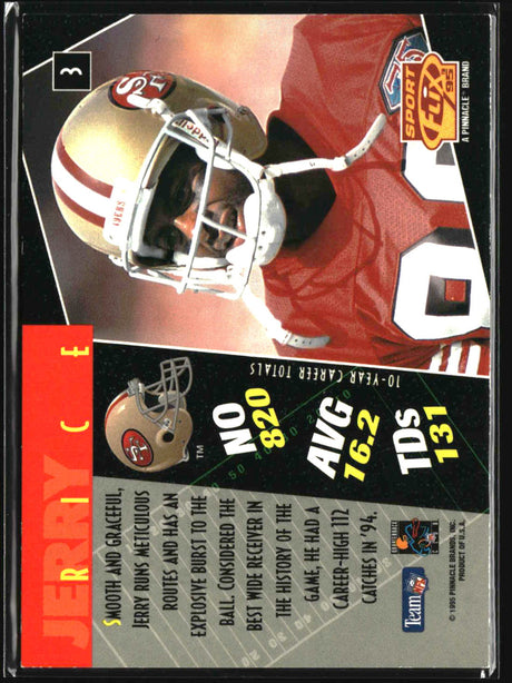 Jerry Rice 1995 Sportflix #3