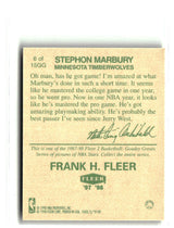 Stephon Marbury 1997-98 Fleer Goudey Greats #6GG