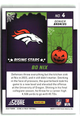 Bo Nix 2024 Score-A-Treat Rising Stars Green Bats #4