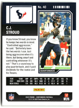 C.J. Stroud 2023 Panini Contenders #40