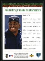 Ken Griffey Jr. 1998 Upper Deck Ken Griffey Jr.'s Home Run Chronicles #25