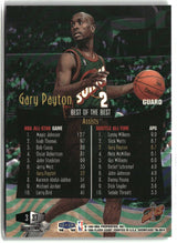 Gary Payton 1998-99 Flair Showcase #37