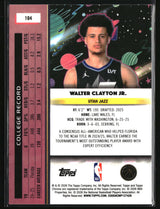 Walter Clayton Jr. 2025-26 Topps Chrome Cosmic #104