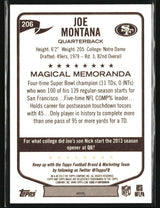 Joe Montana 2013 Topps Magic #206