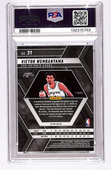 Victor Wembanyama 2024-25 Panini Mosaic Genesis Mosaic #31 PSA 10