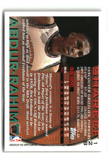 Shareef Abdur-Rahim 1996-97 Topps #128