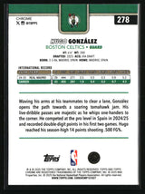 Hugo Gonza?lez 2025-26 Topps Chrome #278
