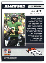 Bo Nix 2024 Score Emerged #EM-BNX