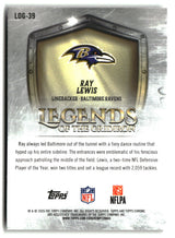 Ray Lewis 2025 Topps Chrome Legends of the Gridiron #LOG-39