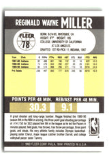 Reggie Miller 1990-91 Fleer #78