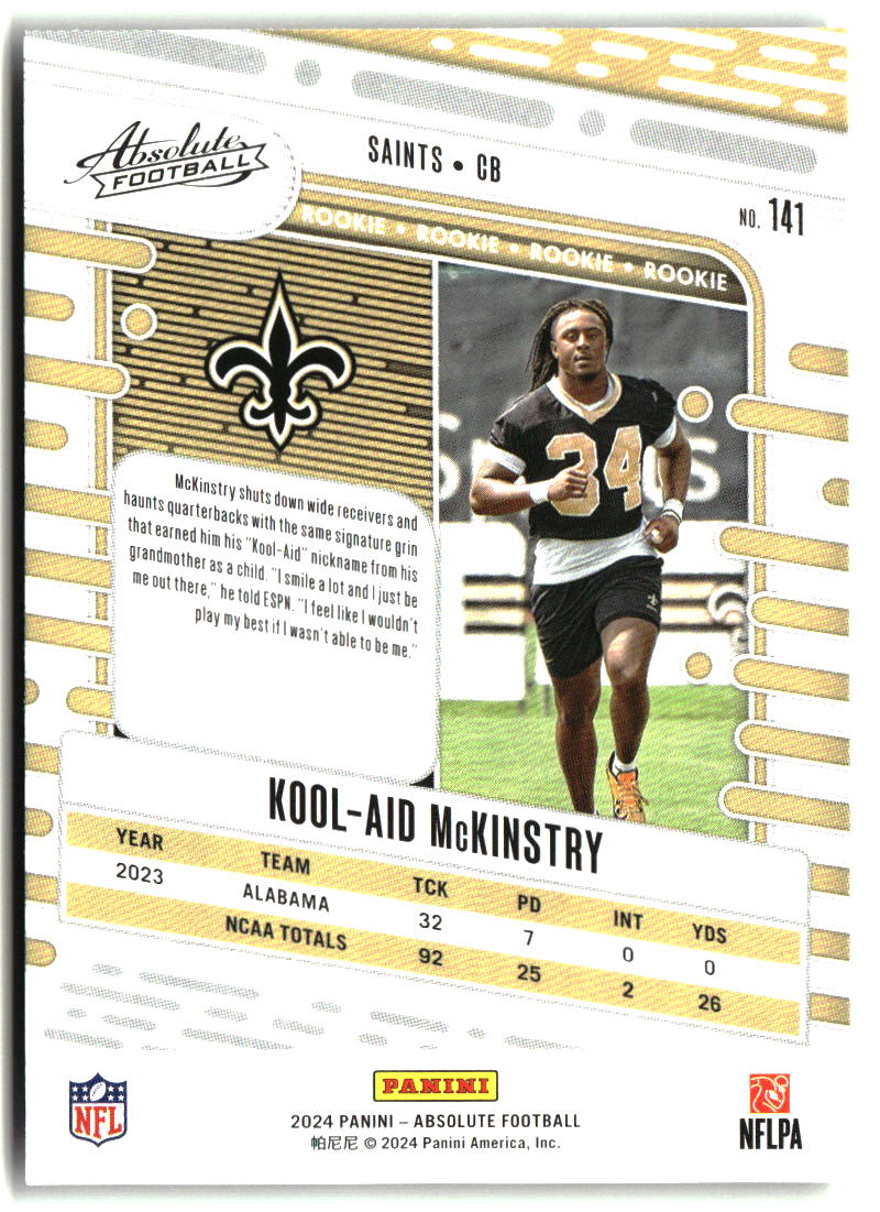 Kool-Aid McKinstry 2024 Panini Absolute Retail #141