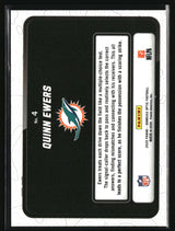 Quinn Ewers 2025 Donruss Optic Passing Grade #4