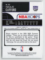 Nique Clifford 2025-26 Hoops #241