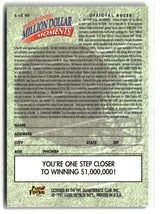 Barry Sanders 1997 Fleer Million Dollar Moments Game Cards #4