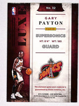 Gary Payton 2015-16 Panini Luxe - Memorabilia #32 #/99