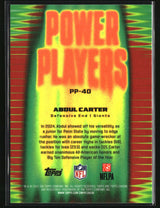 Abdul Carter 2025 Topps Chrome Power Players #PP-40