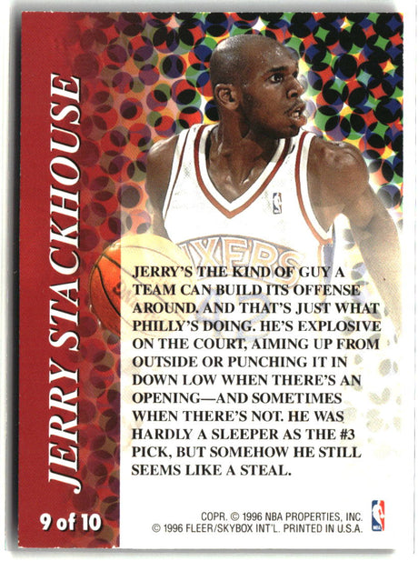 Jerry Stackhouse 1996-97 Fleer Franchise Future #9