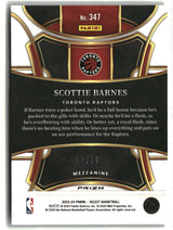 Scottie Barnes 2023-24 Panini Select Gold Tectonic Prizms #347 #/10