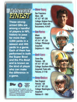 Brett Favre 1998 Topps Mystery Finest #M3