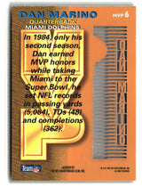 Dan Marino 1995 Stadium Club MVPs #MVP6