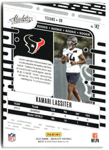 Kamari Lassiter 2024 Panini Absolute Retail #142