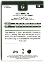 Gary Trent Jr. 2025-26 Topps Crackleboard Gold #59 #/50