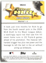 Nick Kurtz 2025 Topps Update Stars of MLB #SMLB-61