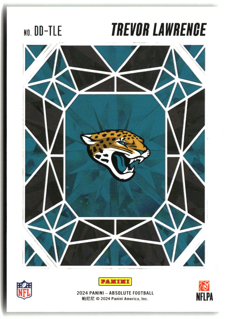 Trevor Lawrence 2024 Panini Absolute Draft Diamonds #DD-TLE