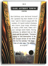 Karl-Anthony Towns 2023-24 Finest Showstoppers Checkerboard Refractors #SS-8