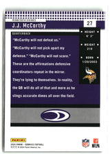 J.J. McCarthy 2024 Donruss Retro 2004 #27