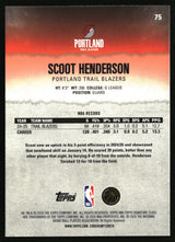 Scoot Henderson 2025-26 Topps Signature Class #75