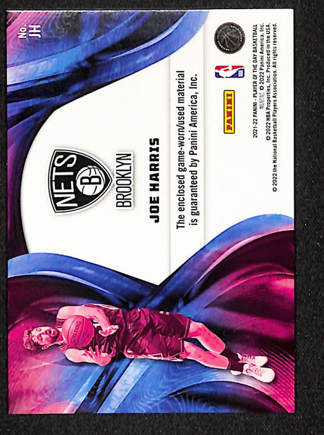 Joe Harris 2021-22 Panini NBA Player of the Day Jumbo Memorabilia #JH #/73