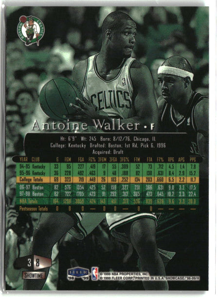 Antoine Walker 1998-99 Flair Showcase #8