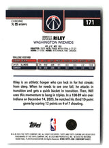Will Riley 2025-26 Topps Chrome Update #171