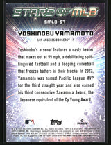 Yoshinobu Yamamoto 2024 Topps Stars of MLB #SMLB-57