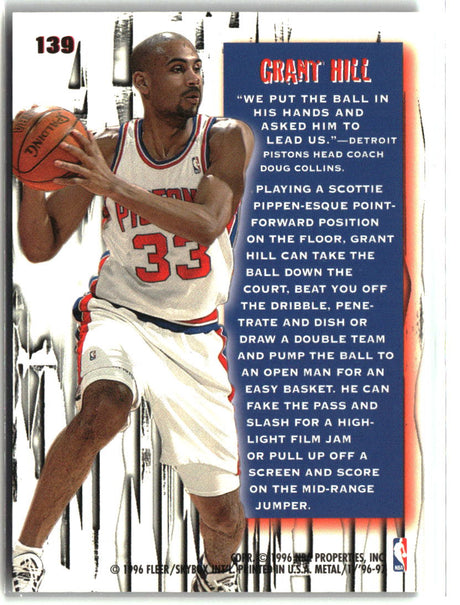 Grant Hill 1996-97 Metal #139