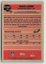 Makai Lemon 2026 Topps Flagship 1991 Rookies Chrome Gold #91TRC-19 /50