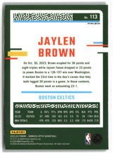 Jaylen Brown 2023-24 Donruss Optic Purple Shock #113