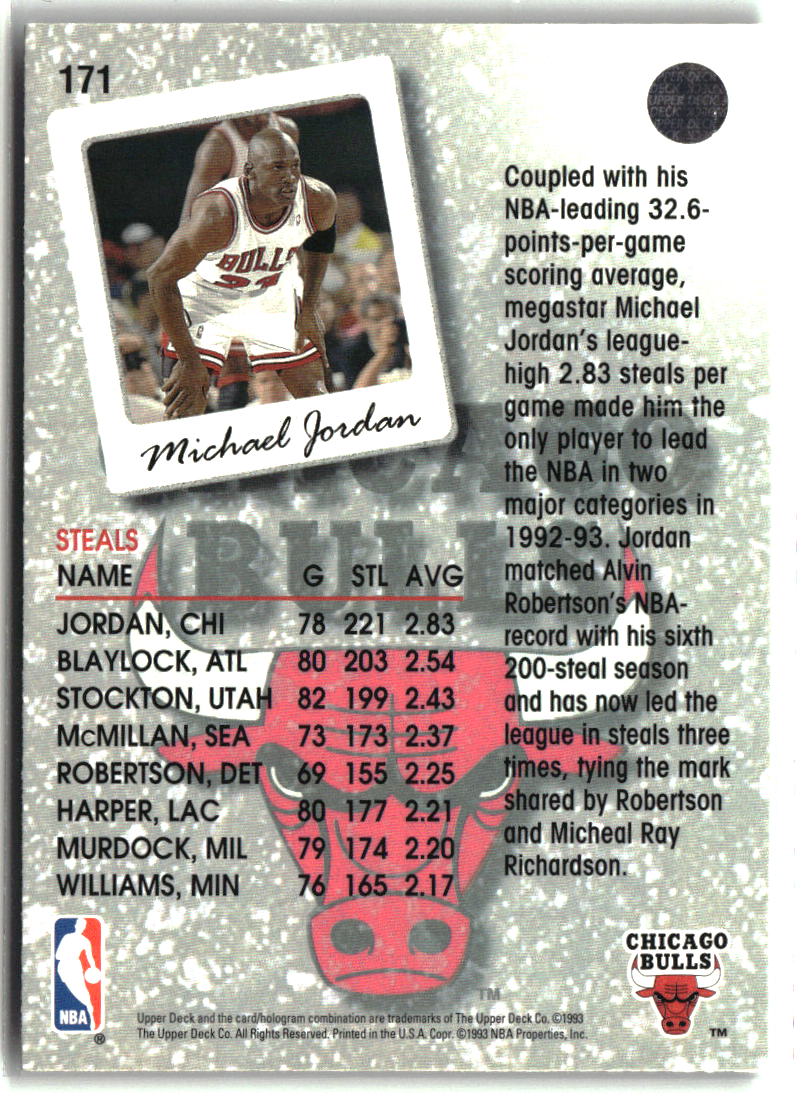 Michael Jordan 1993-94 Upper Deck #171