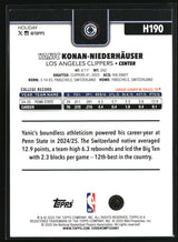 Yanic Konan Niederhauser 2025-26 Topps Holiday #H190