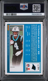 Tetairoa Mcmillan 2025 Panini Donruss Optic Preview Holo #314 PSA 9