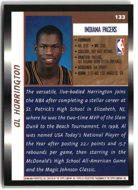Al Harrington 1998-99 Topps #133