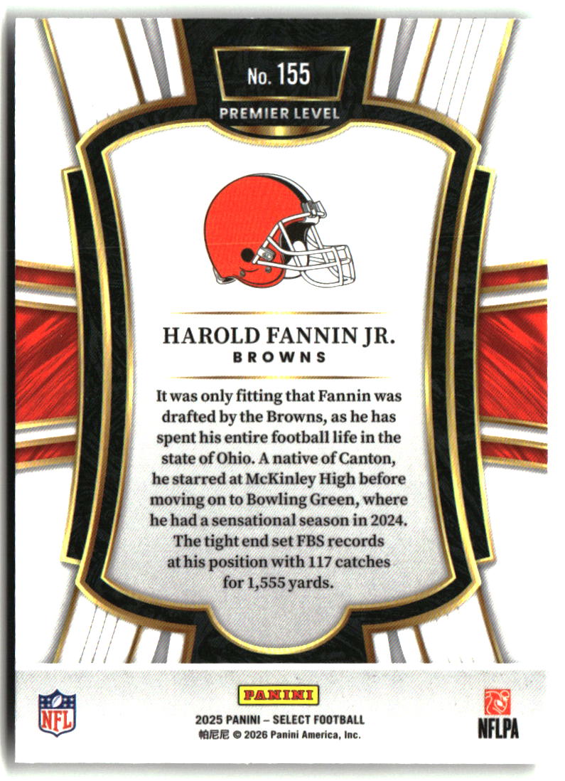 Harold Fannin Jr. 2025 Panini Select #155