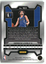 Dereck Lively II 2023-24 Panini Prizm #163