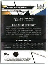 Klay Thompson 2023-24 Finest Refractors #121