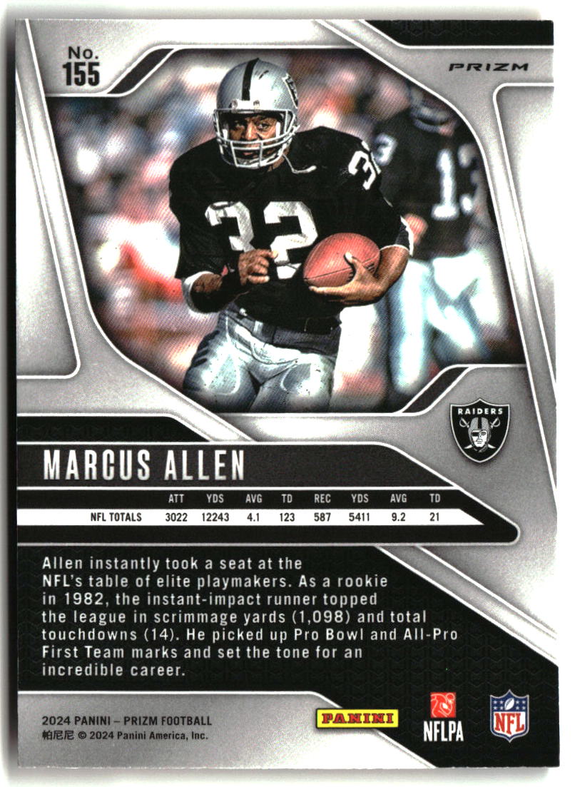 Marcus Allen 2024 Panini Prizm Lazer #155